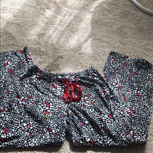 Multi color pajama pants from Dillard’s